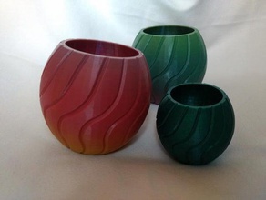 um vaso de planta do vaso, porta-lápis titular pflanzen pflanztopf presentes 3d print model - Mito3D
