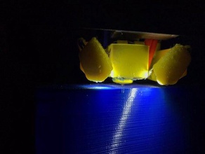 led-jgaurora-a5 dotto condotto della ventola divertente jgaurora a5 led divertimento luce a 3d print model - Mito3D
