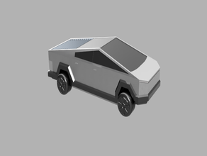 cyber camión tesla model 3 s x 3d print model - Mito3D