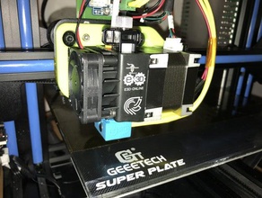 e3d hemera mount geeetech a10 a10m a20 a20m m printers 3d print model - Mito3D