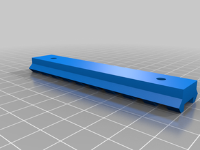 picatinny rail 9 de la ranura 3d print model - Mito3D