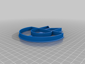 commodore-logo-cookie-cutter commodore cookie cutter 3d print model - Mito3D