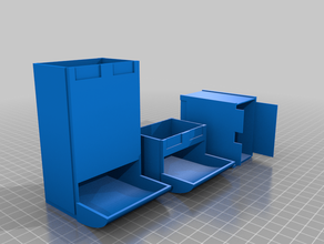 dispensador modular v10 dispenser mount storage box 3d print model - Mito3D