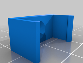 my customized parametric led profile clip 3d print model - Mito3D