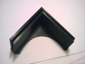 simple bord du support accessoires l'accessoire plexiglas 3d print model - Mito3D