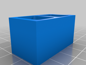 bloque de cemento 3d print model - Mito3D