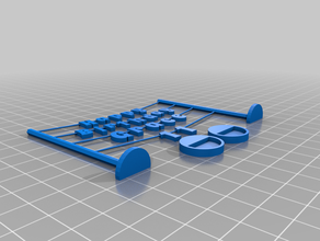 il mio personalizzato bunting grazia su misura 3d print model - Mito3D