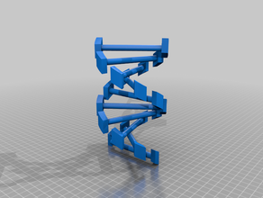 dna proje 3d baskı sanat biyoloji eğitim bilim heykel 3d print model - Mito3D