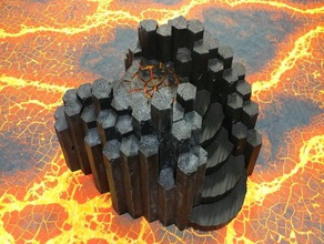 basalto terreno altare caos lava sigmar warhammer 40k 3d print model - Mito3D
