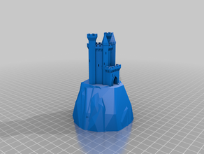 nada grand castle generatore su misura 3d print model - Mito3D