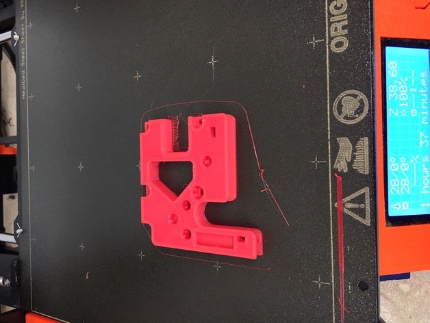 hermera mount block ender 5 3D print model - Mito3D