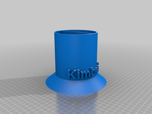 pinselhalter kimicollection nr2 brushholder kimberly by ghost-ar15 beauty brush pinsel 3d print model - Mito3D