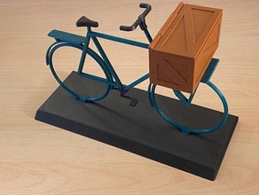 bicycle box bike chest fiets gift surprise 3d print model - Mito3D