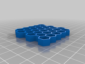 my customized honeycomb generator 3d print model - Mito3D