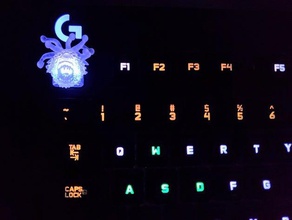 beholder keycap romer-g switches dungeons dragons escape key eye tyrant logitech mechanical keyboard 3d print model - Mito3D