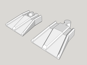 brio compatible - suivre l'extrémité du plancher de large train piste 3d print model - Mito3D