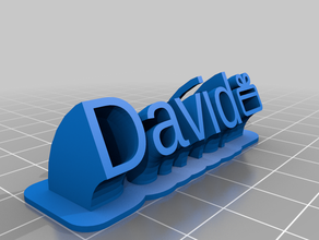 david personnalisé 3d print model - Mito3D