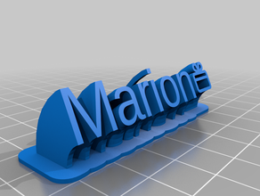 marion su misura 3d print model - Mito3D