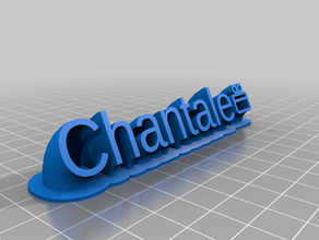 chantale customized 3d print model - Mito3D