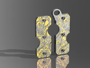 porte-clef chiave porte-clefs 3d print model - Mito3D