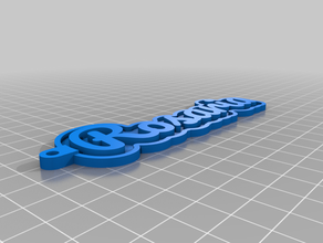 rosaria key chain customized 3d print model - Mito3D
