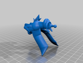 santa dragón de navidad 3d print model - Mito3D