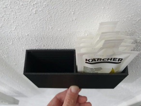 k rcher refill bag supporto a parete 3d print model - Mito3D