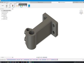 bowden cable support 3d print model - Mito3D