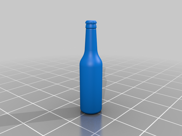 bouteille de bière k nig pilsener la pac 3D print model - Mito3D