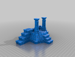 slime pit sacrifice altar pulp terrain 3d print model - Mito3D