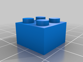 lego block customized 3d print model - Mito3D