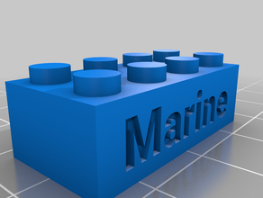 marine personnalisé 3d print model - Mito3D