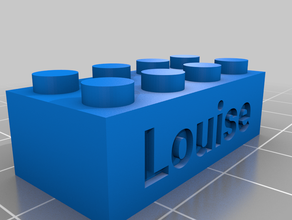 louise personnalisé 3d print model - Mito3D