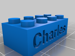 charles personnalisé 3d print model - Mito3D