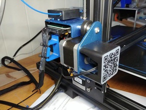 cr-10 v2 alambre de alivio tensión cr10 creality arnés el monte 3d print model - Mito3D