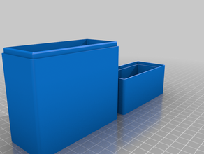 storage box 100x83x46mm customized 3d print model - Mito3D