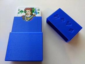 customizable card box cardbox openscad 3d print model - Mito3D