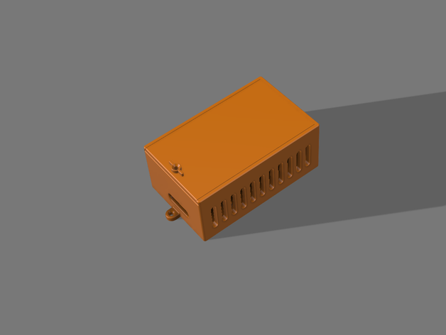 caja para fuente 12v - 2a la boîte electrica 3D print model - Mito3D