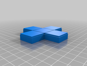 openforge x-1x3x1 tile template 3d print model - Mito3D