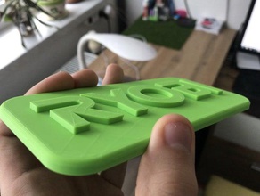 ryobi logo il 3d print model - Mito3D