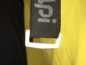 belt buckle fastener ski trousers clasp easy thread closed strap 3d print model - Mito3D