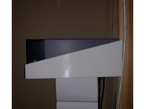 rollo thermal label printer wall mount 3d print model - Mito3D