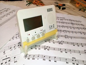 korg ca-2 sintonizador de suporte titular a música stand 3d print model - Mito3D