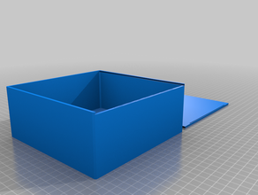 my customized box sliding top 3d print model - Mito3D