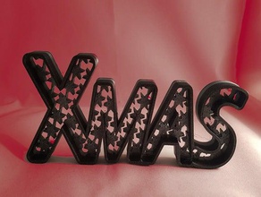 xmas yıldız dolgu Noel süslemeleri 3d print model - Mito3D