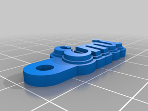 keychain emi customized 3d print model - Mito3D