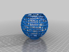personalized french sphere customized 3d print model - Mito3D