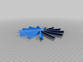 my customized propeller fan 3d print model - Mito3D