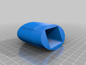 aerodinamica tappo quadrato thule barre aerobars portapacchi barra di caricamento 3d print model - Mito3D