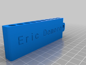 eric demore golf tee holder customized 3d print model - Mito3D